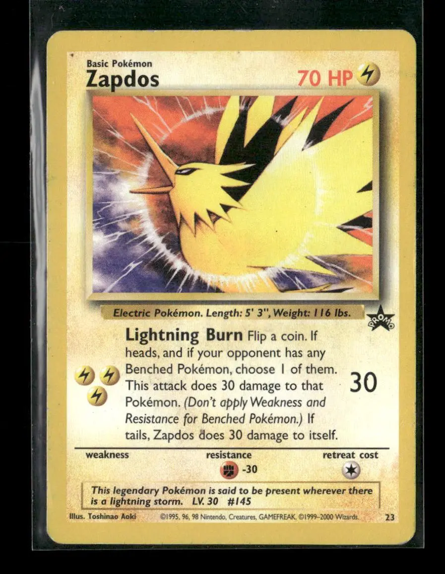 Zapdos Promo Wotc Promo 23/53 Lp 1