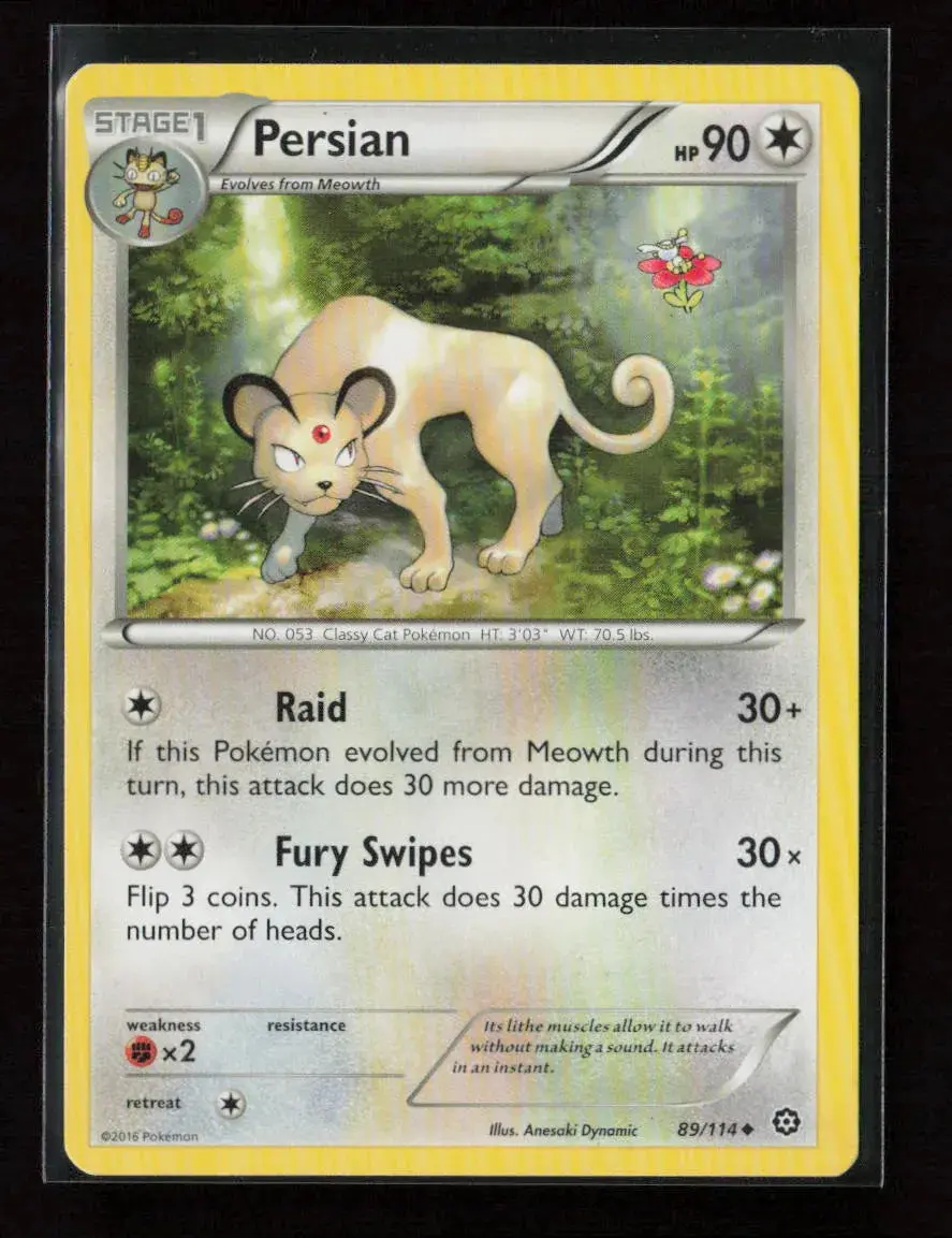 Persian Uncommon Xy - Steam Siege 89/114 Nm 1