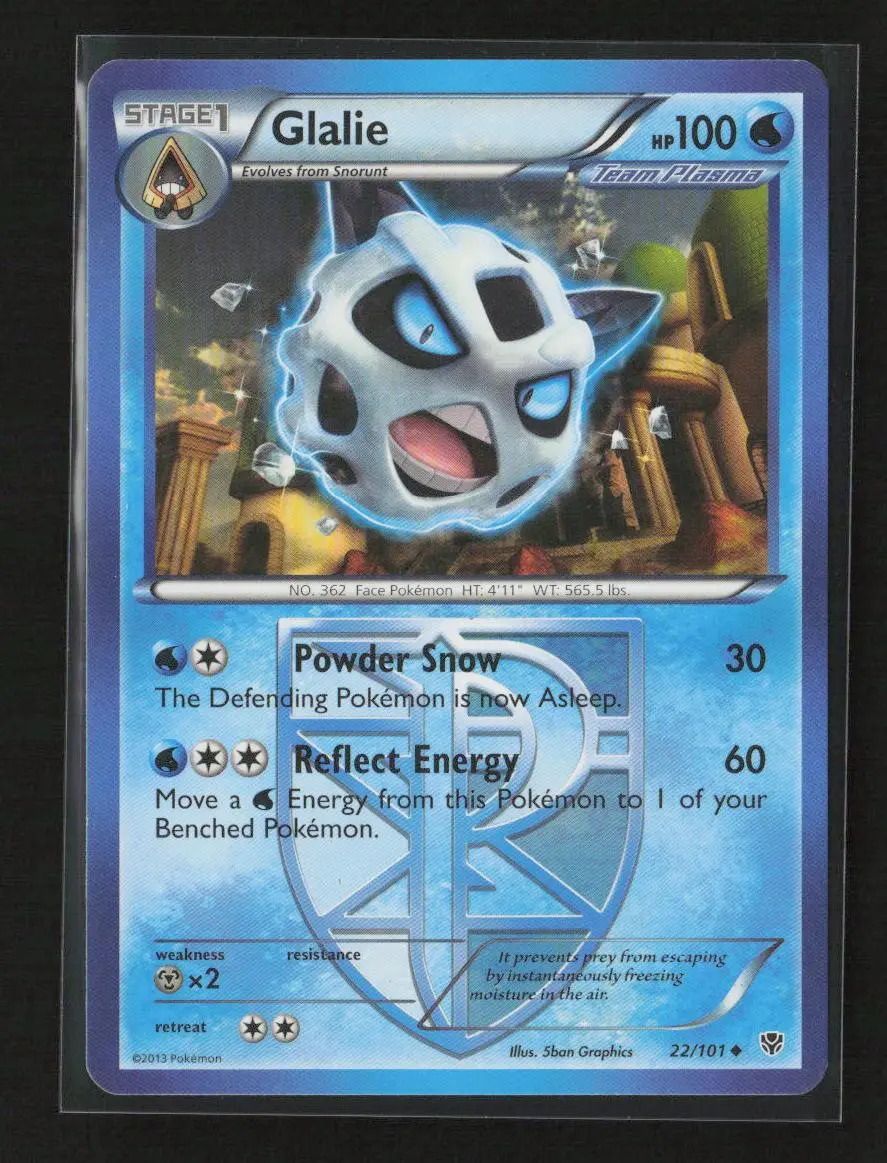 Glalie (Team Plasma) Uncommon Plasma Blast 22/101 Lp 1
