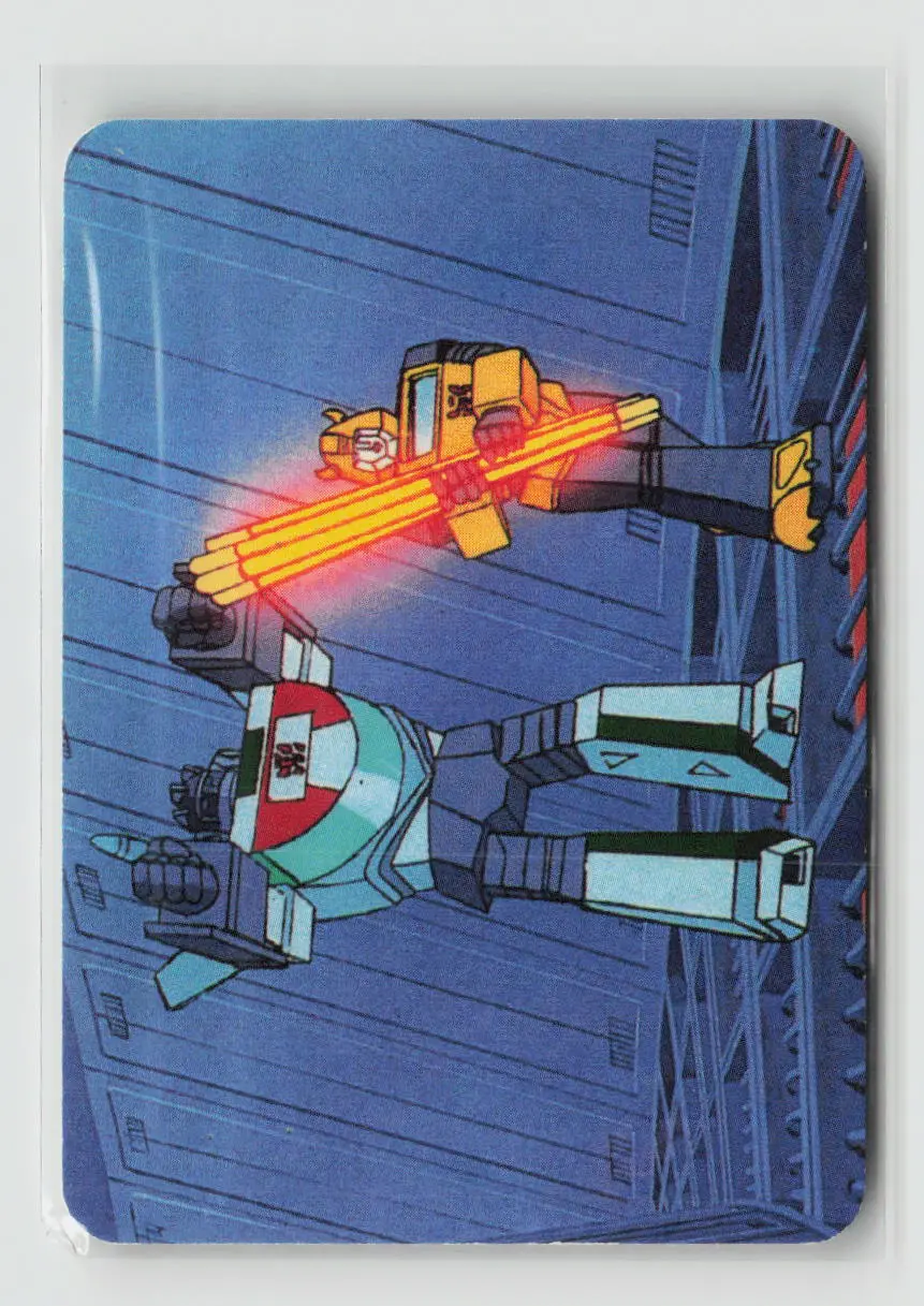 1985 Transformers Action Cards - A Quartex Of Energy #44 1