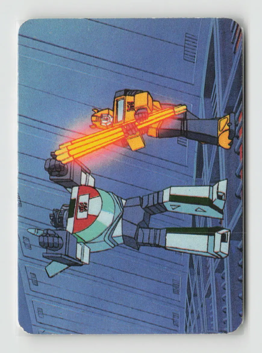 1985 Transformers Action Cards - A Quartex Of Energy #44 1
