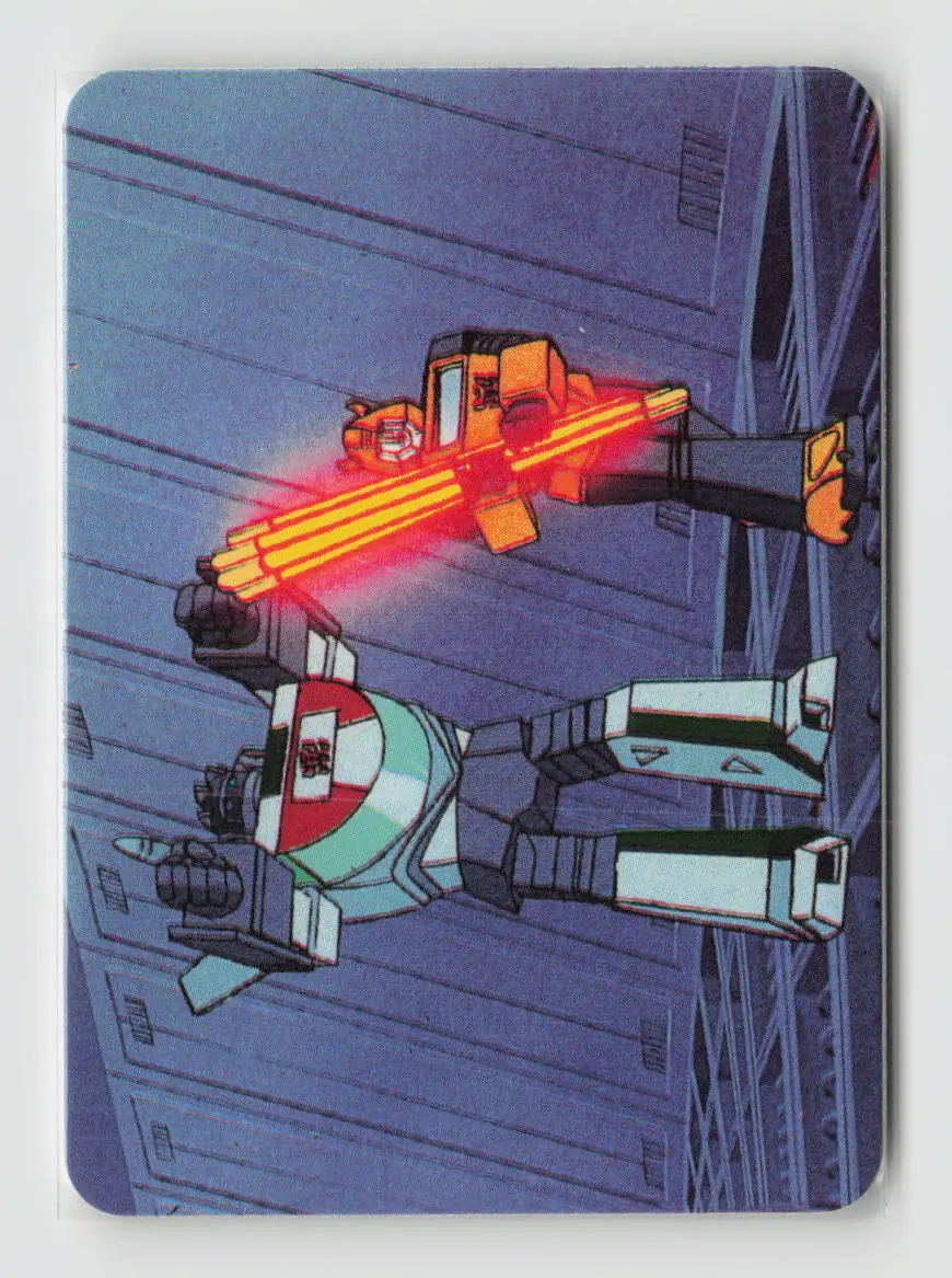 1985 Transformers Action Cards - A Quartex Of Energy #44 1