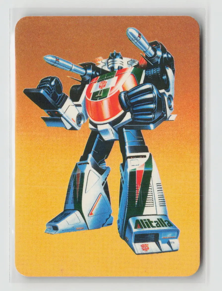 1985 Transformers Action Cards - Wheeljack #14 1