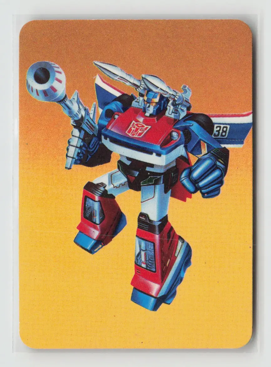 1985 Transformers Action Cards - Smokescreen #8 1