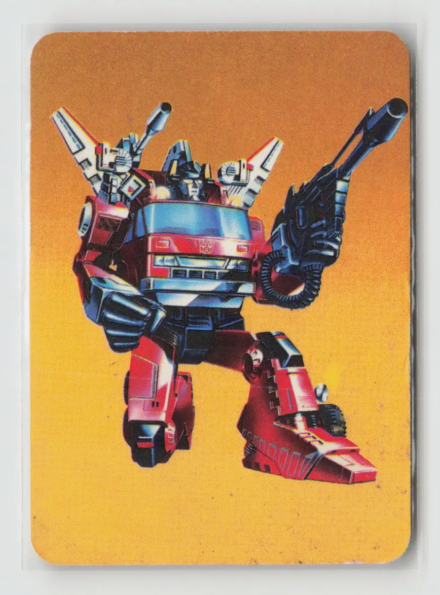 1985 Transformers Action Cards - Inferno #7 1