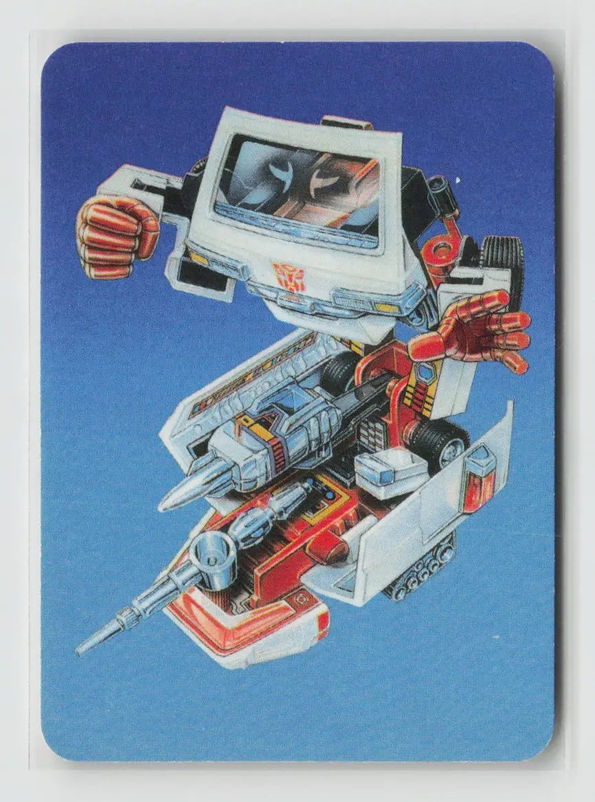 1985 Transformers Action Cards - Ratchet #4 1