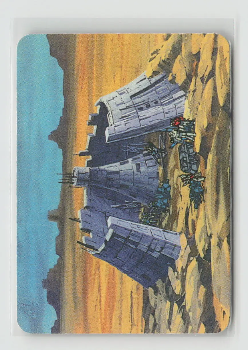 1985 Transformers Action Cards - Decepticons Hideout #66 1