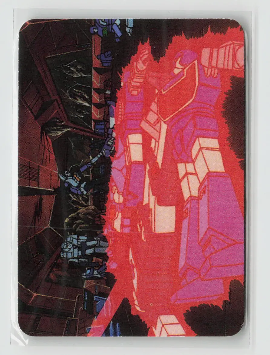 1985 Transformers Action Cards - Decepticons Are Energized #61 1