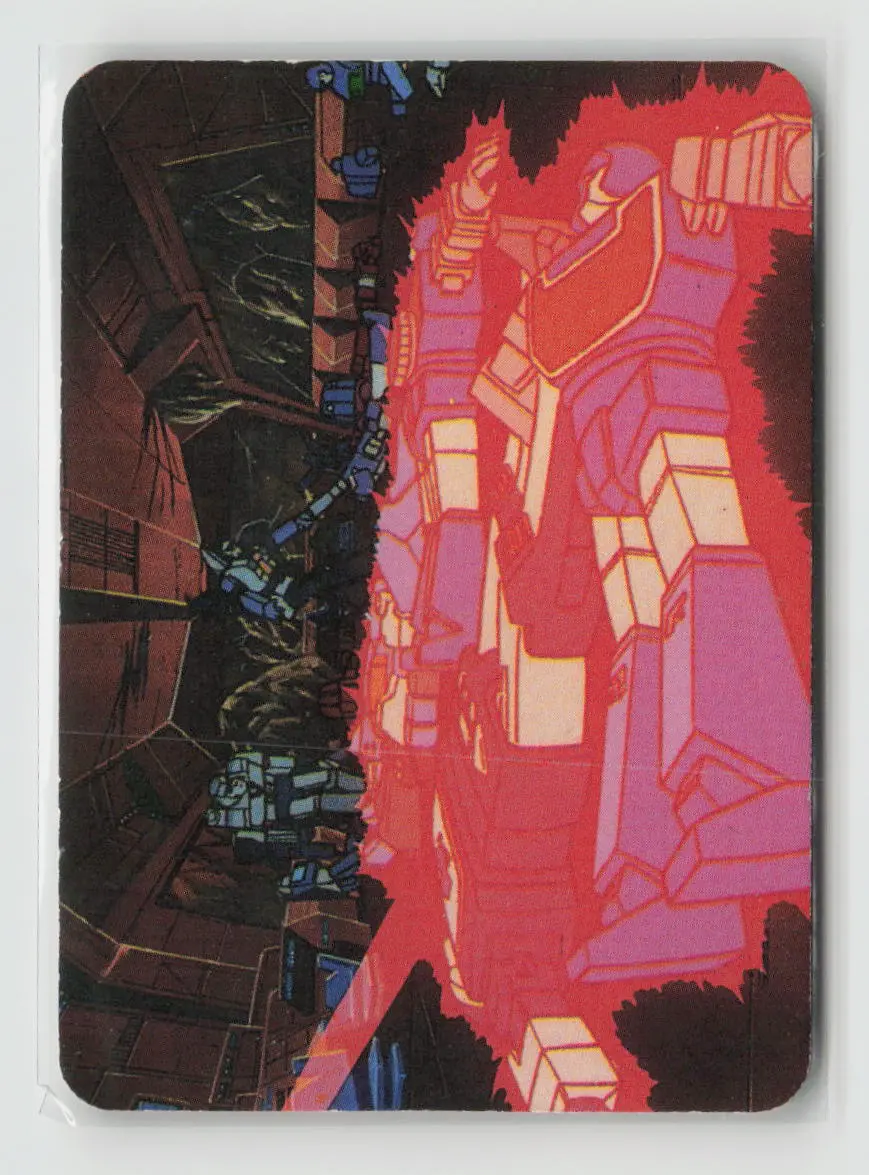 1985 Transformers Action Cards - Decepticons Are Energized #61 1
