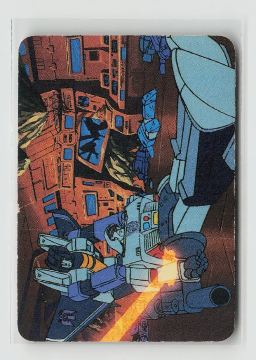 1985 Transformers Action Cards - The Fallen Leader #58 1