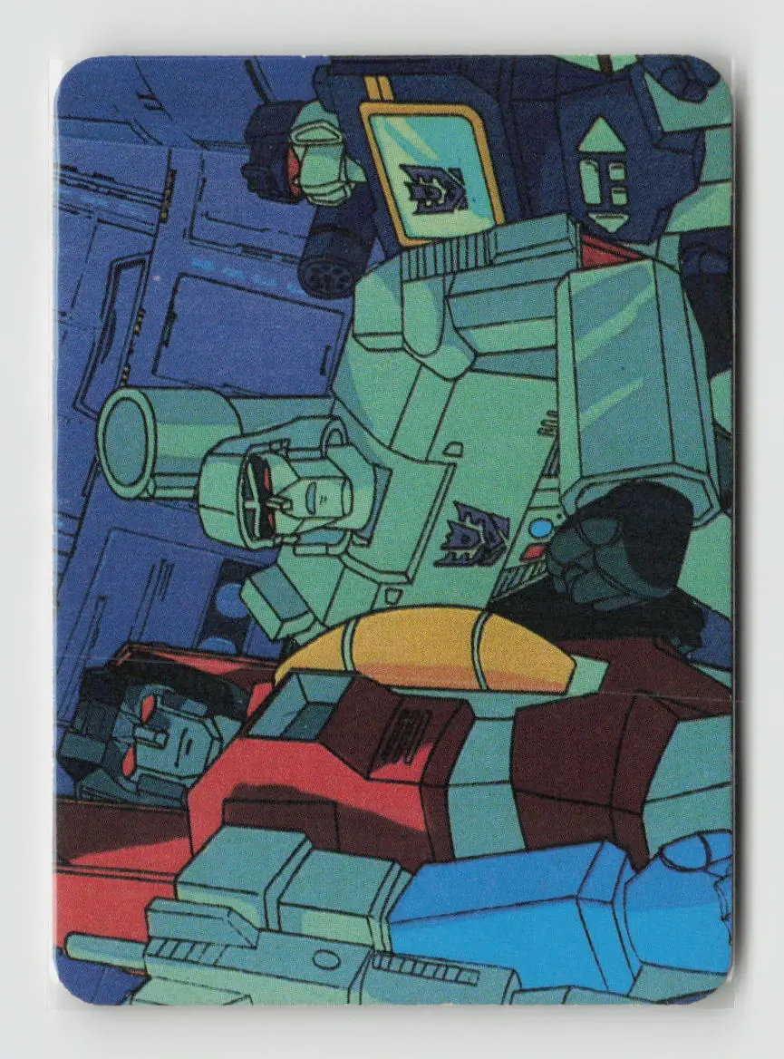 1985 Transformers Action Cards - Starscream Challenges Megatron #51 1