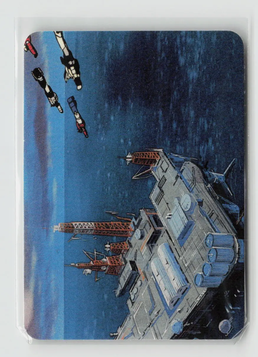 1985 Transformers Action Cards - Attack On An Oil Rig #76 1