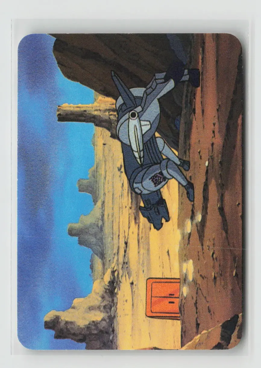 1985 Transformers Action Cards - Ravage Released #72 1