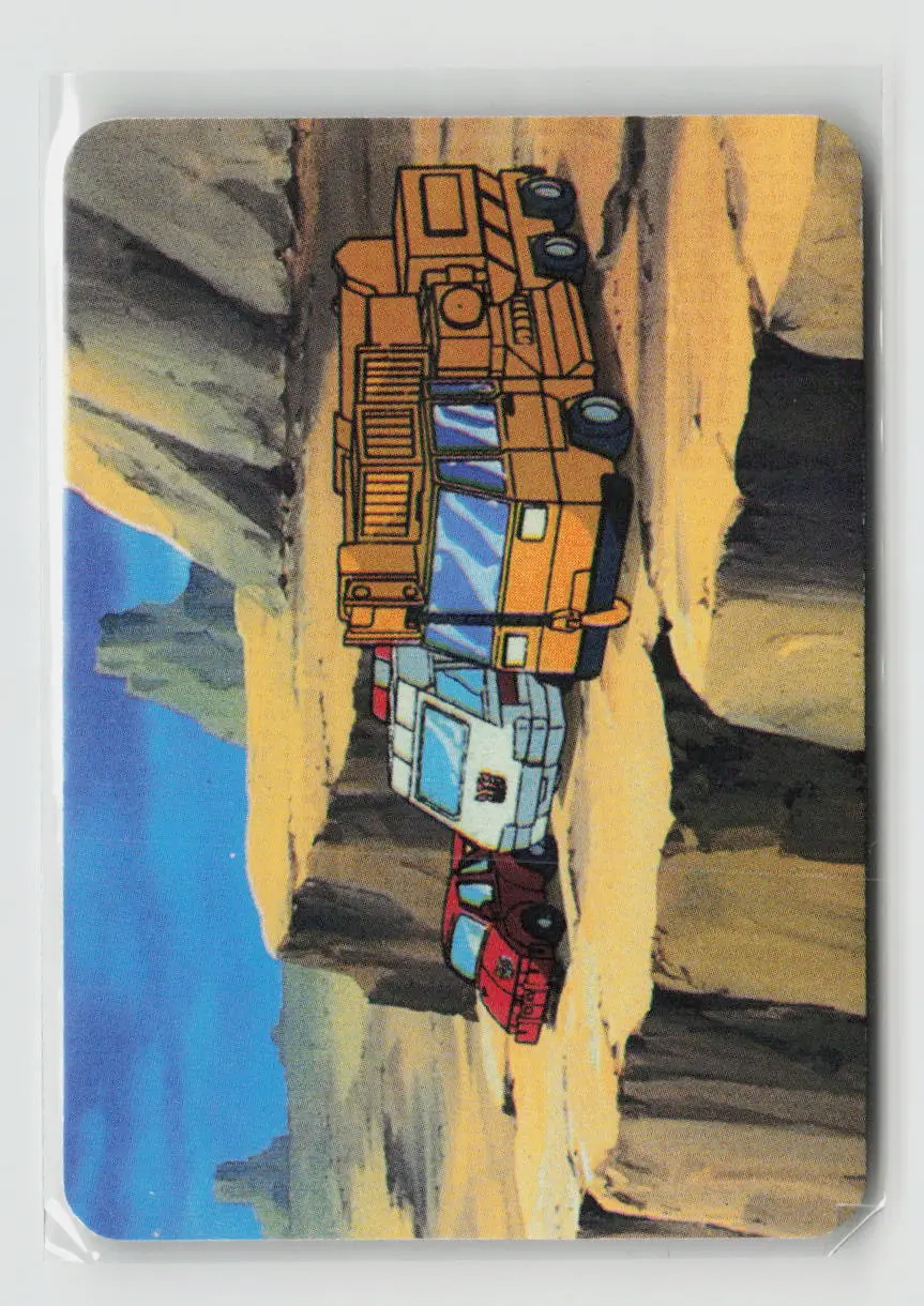 1985 Transformers Action Cards - Autobots Transformed #69 1