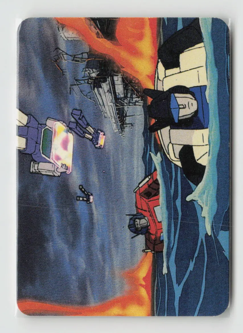 1985 Transformers Action Cards - A Decepticon Victory #81 1