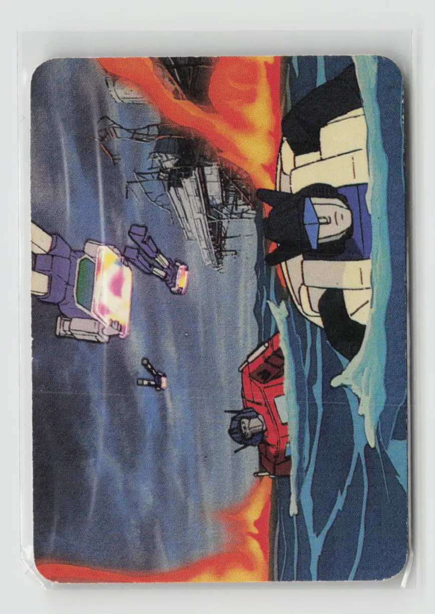 1985 Transformers Action Cards - A Decepticon Victory #81 1