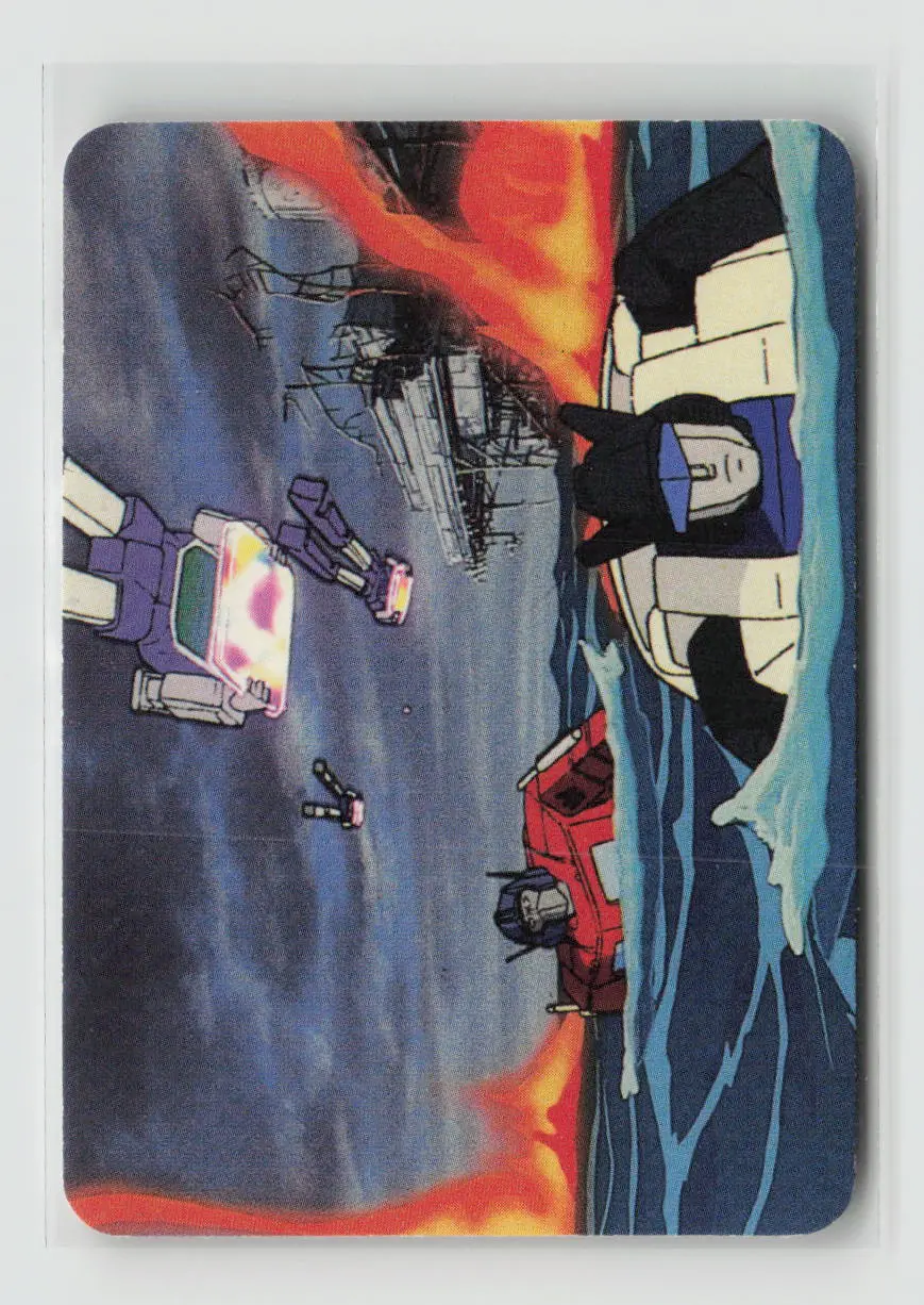 1985 Transformers Action Cards - A Decepticon Victory #81 1