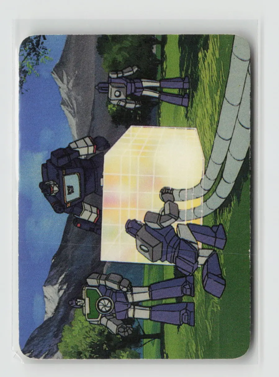 1985 Transformers Action Cards - Storing Energon Cubes #92 1