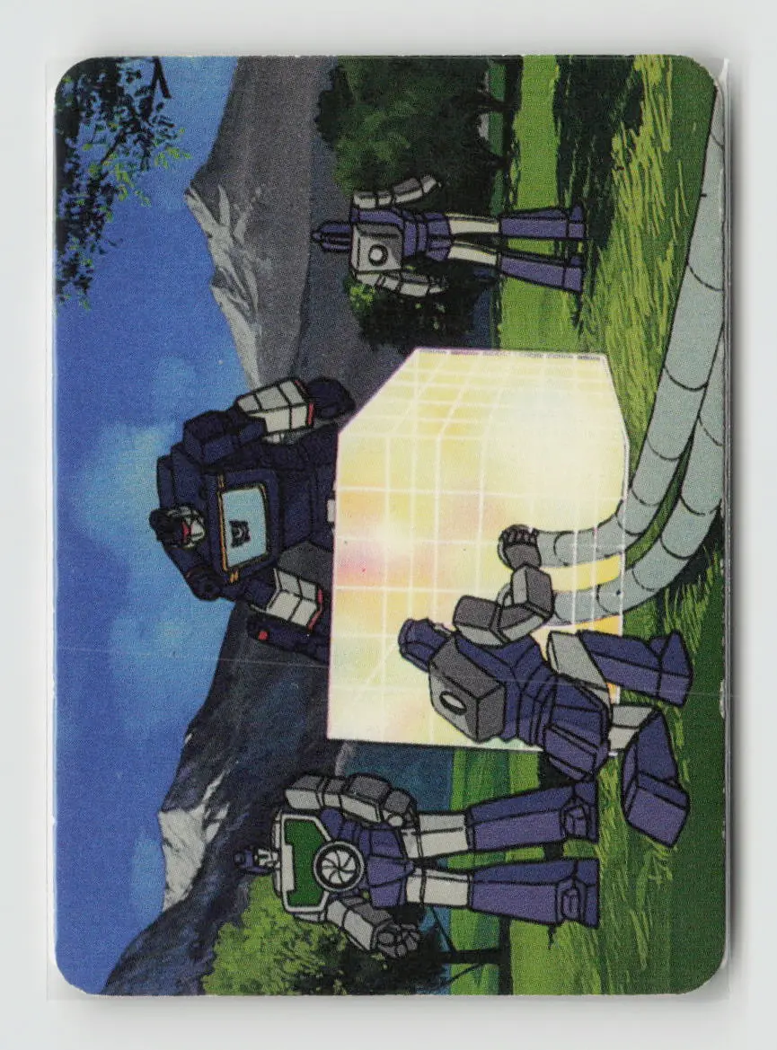 1985 Transformers Action Cards - Storing Energon Cubes #92 1