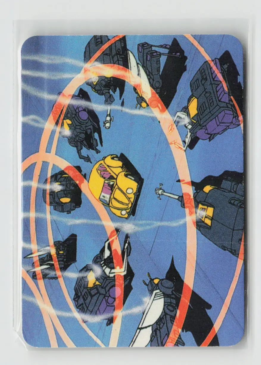 1985 Transformers Action Cards - Insecticons Trap Bumblebee #191 1