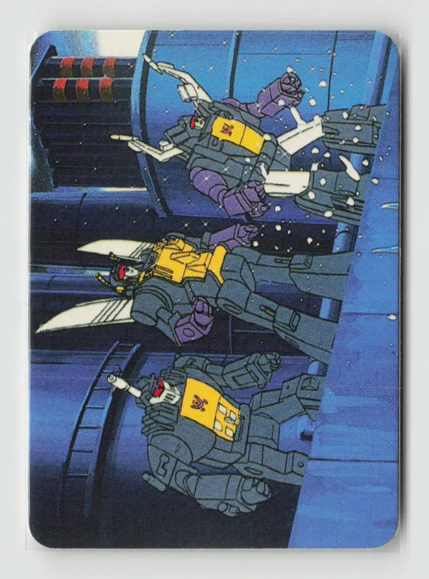 1985 Transformers Action Cards - Power To Insecticons #190 1