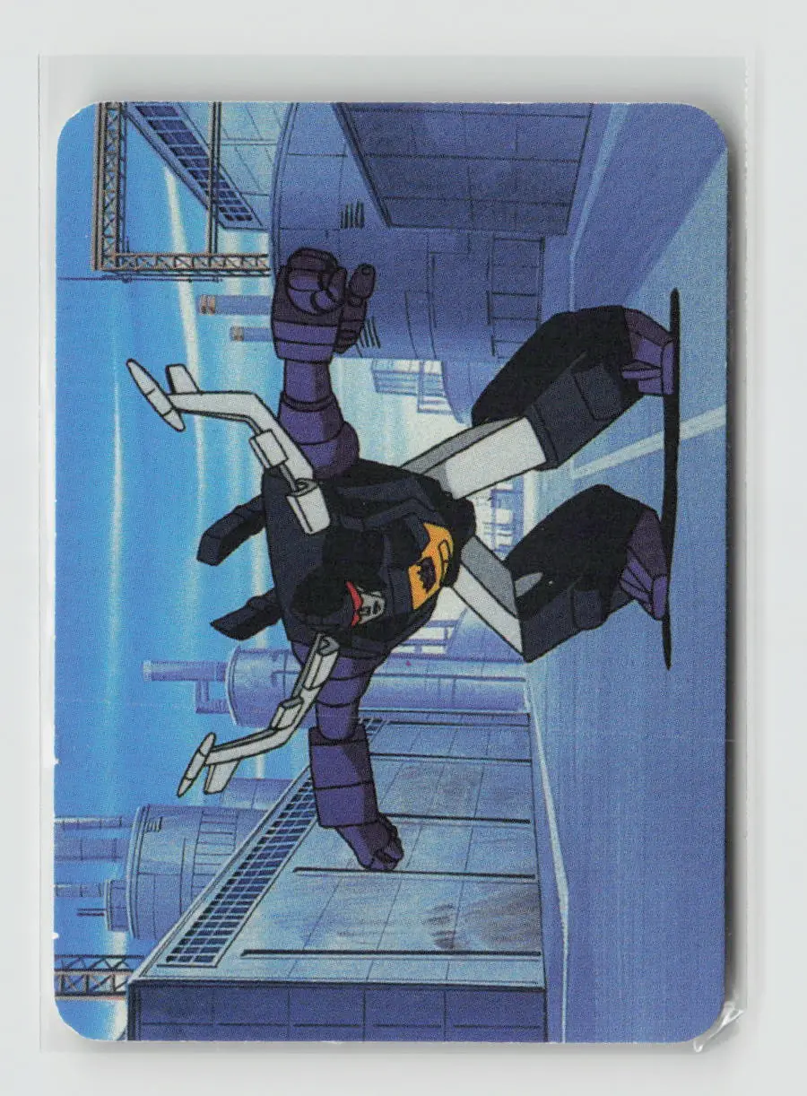 1985 Transformers Action Cards - Shrapnel Transforms #189 1