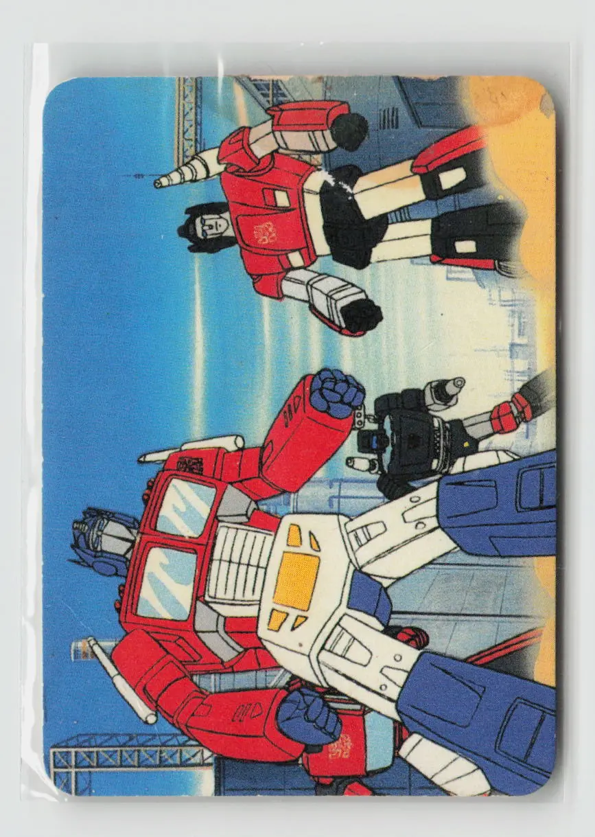 1985 Transformers Action Cards - Autobots To The Rescue #186 1