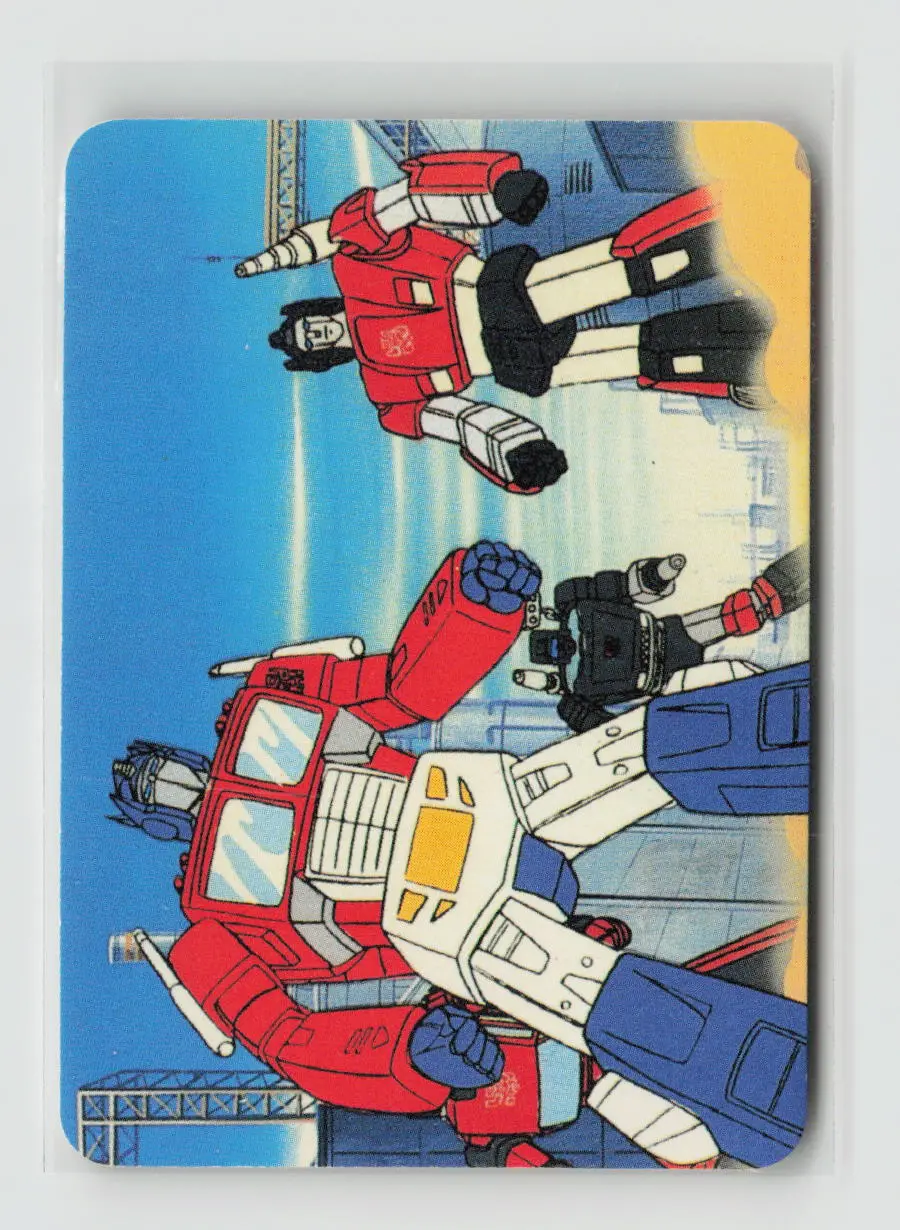 1985 Transformers Action Cards - Autobots To The Rescue #186 1