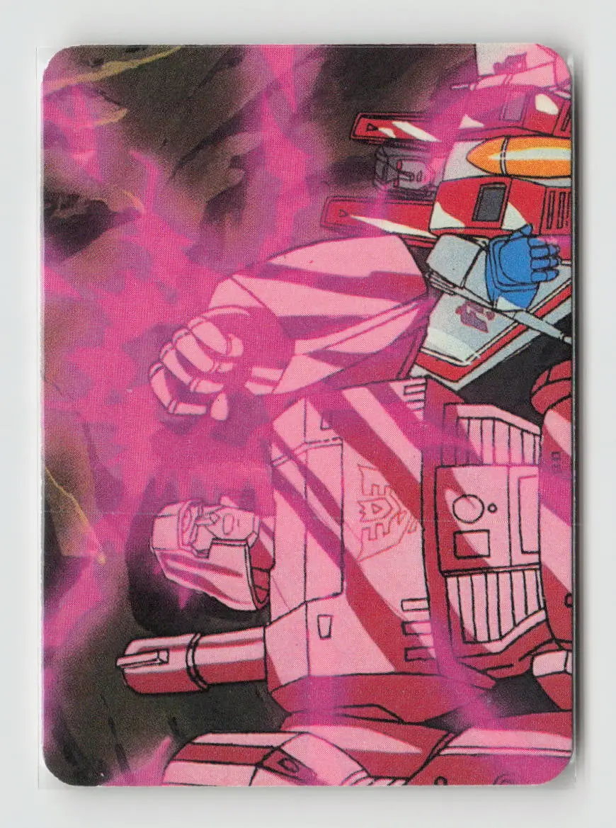 1985 Transformers Action Cards - A Charged Up Leader #173 1