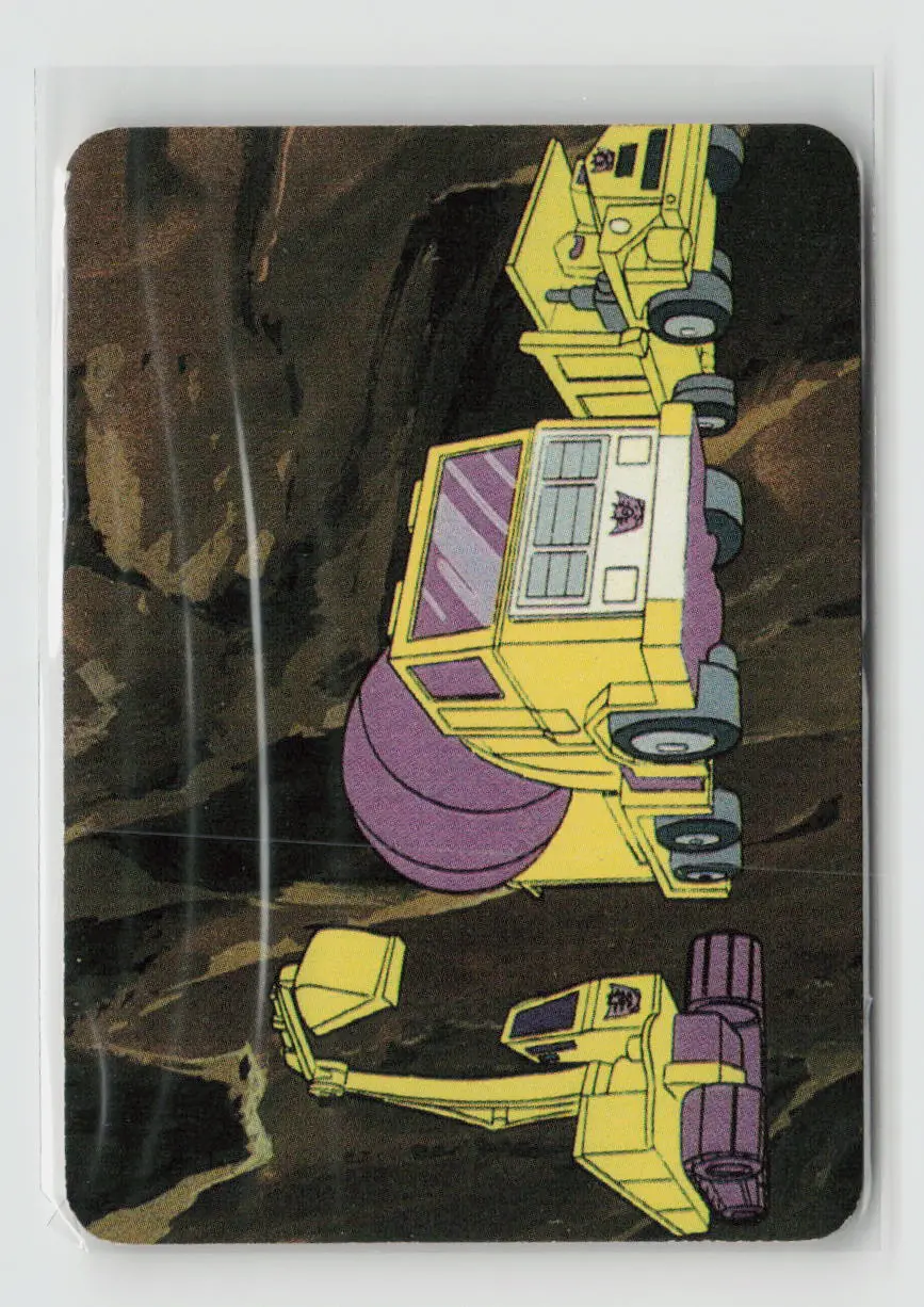 1985 Transformers Action Cards - Constructicons Transformed #168 1