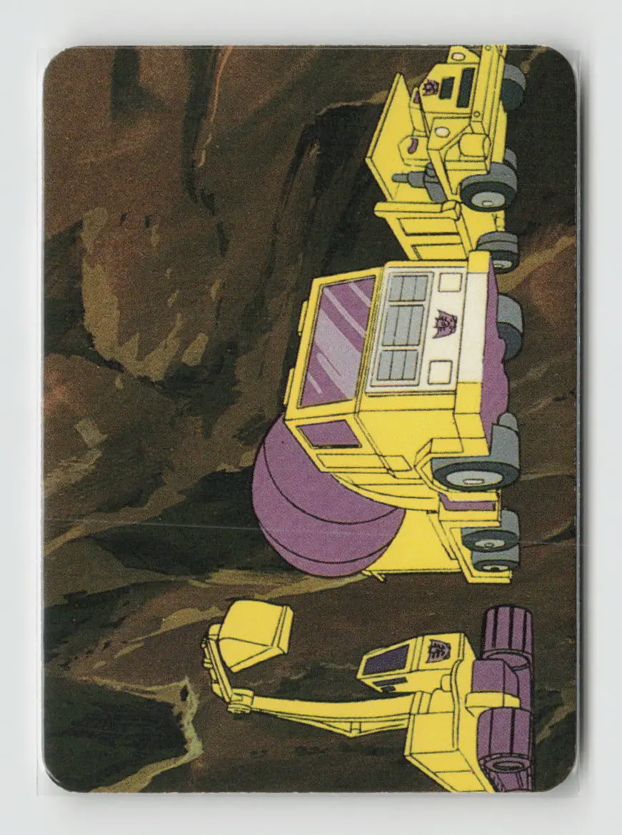 1985 Transformers Action Cards - Constructicons Transformed #168 1