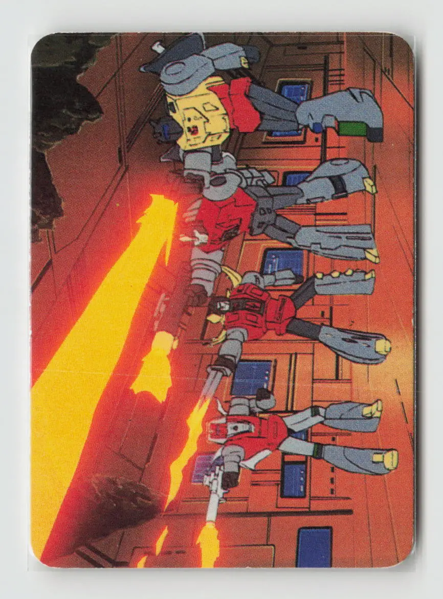 1985 Transformers Action Cards - Dinobot Protectors #165 1