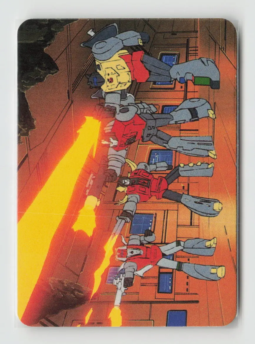 1985 Transformers Action Cards - Dinobot Protectors #165 1