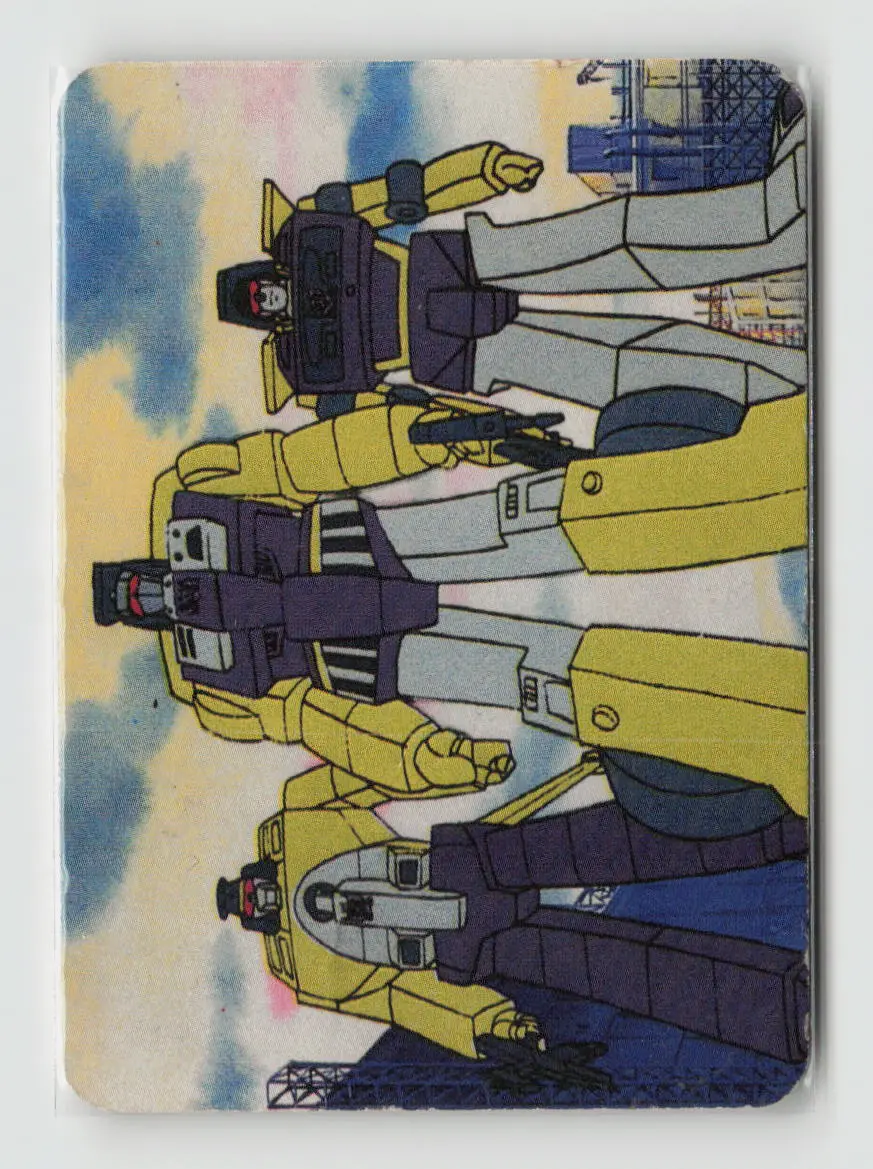1985 Transformers Action Cards - Constructicon Trio #171 1