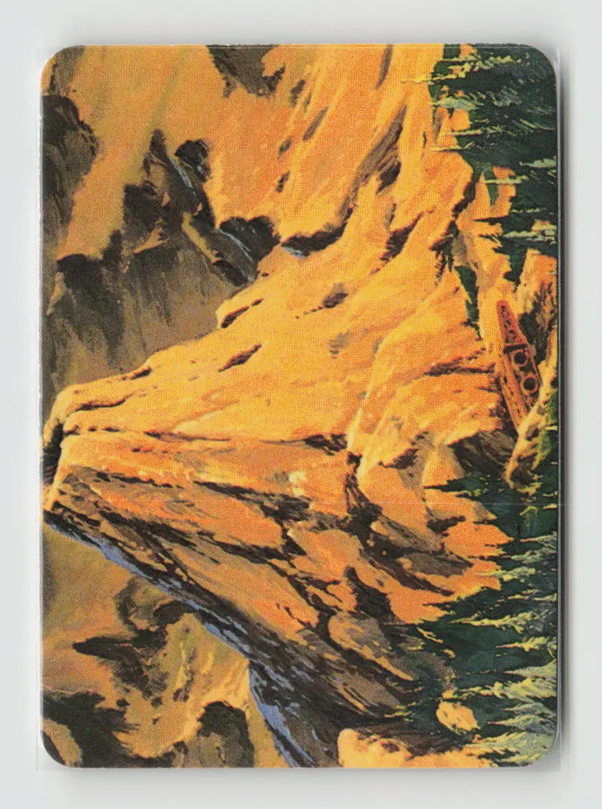 1985 Transformers Action Cards - Safe Volcanic Hideout #163 1