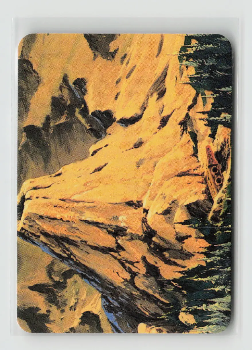 1985 Transformers Action Cards - Safe Volcanic Hideout #163 1