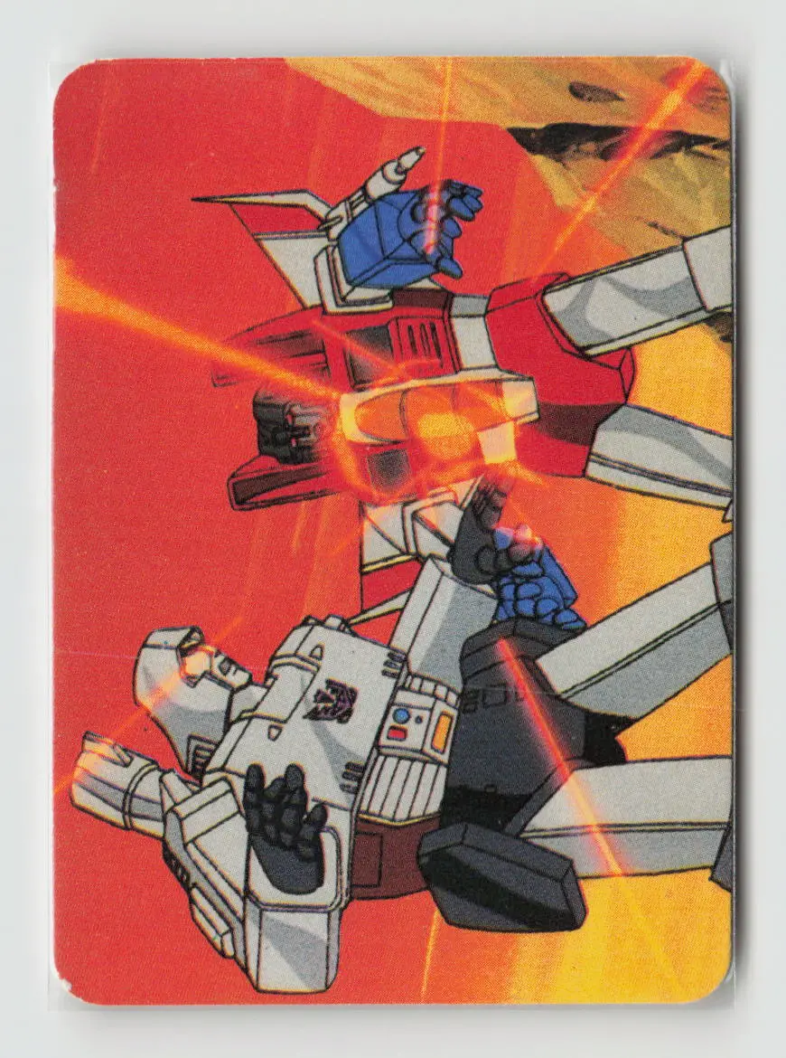 1985 Transformers Action Cards - The Contemptuous Starscream #158 1