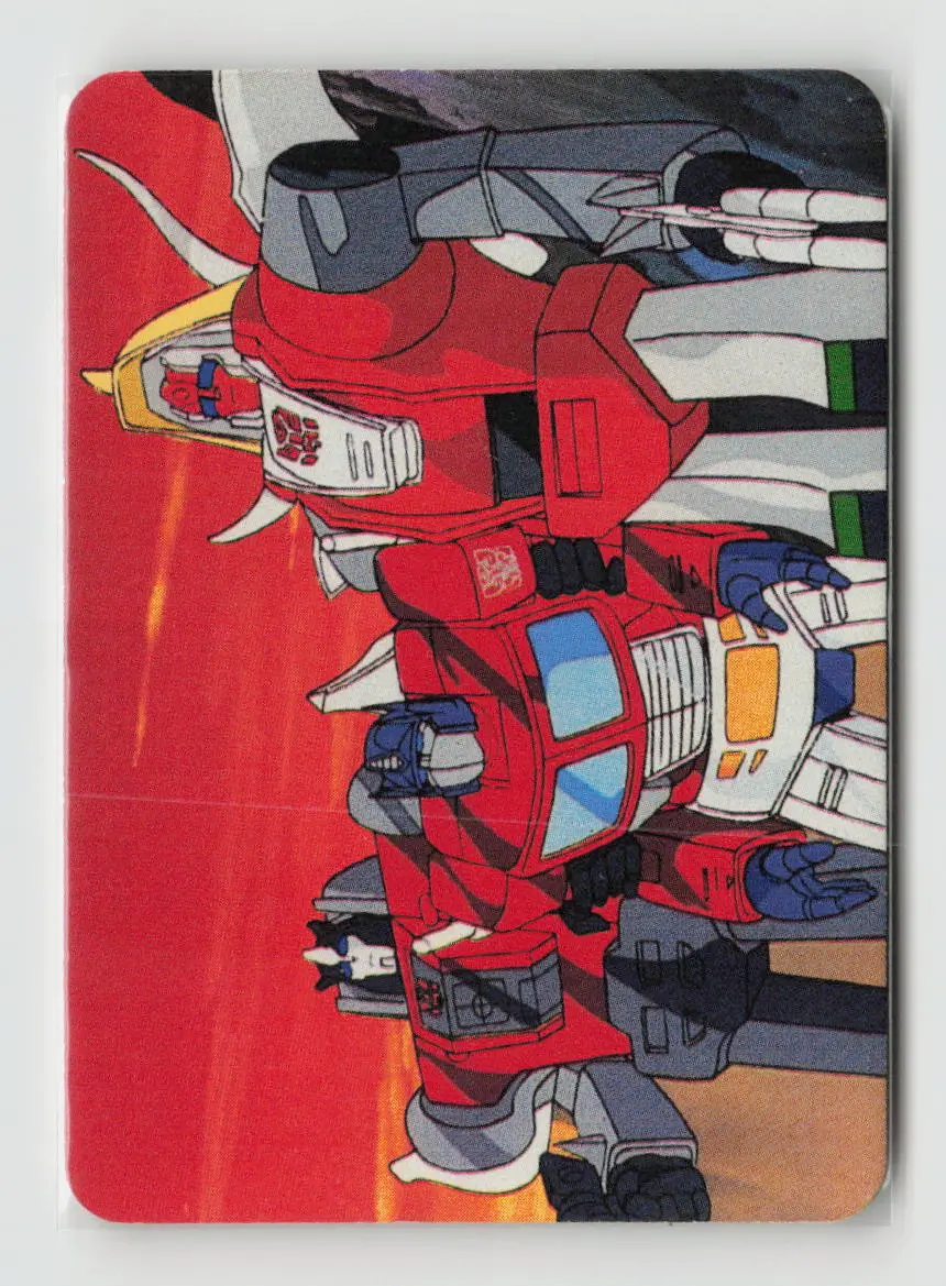 1985 Transformers Action Cards - Indestructible Dinobots #156 1