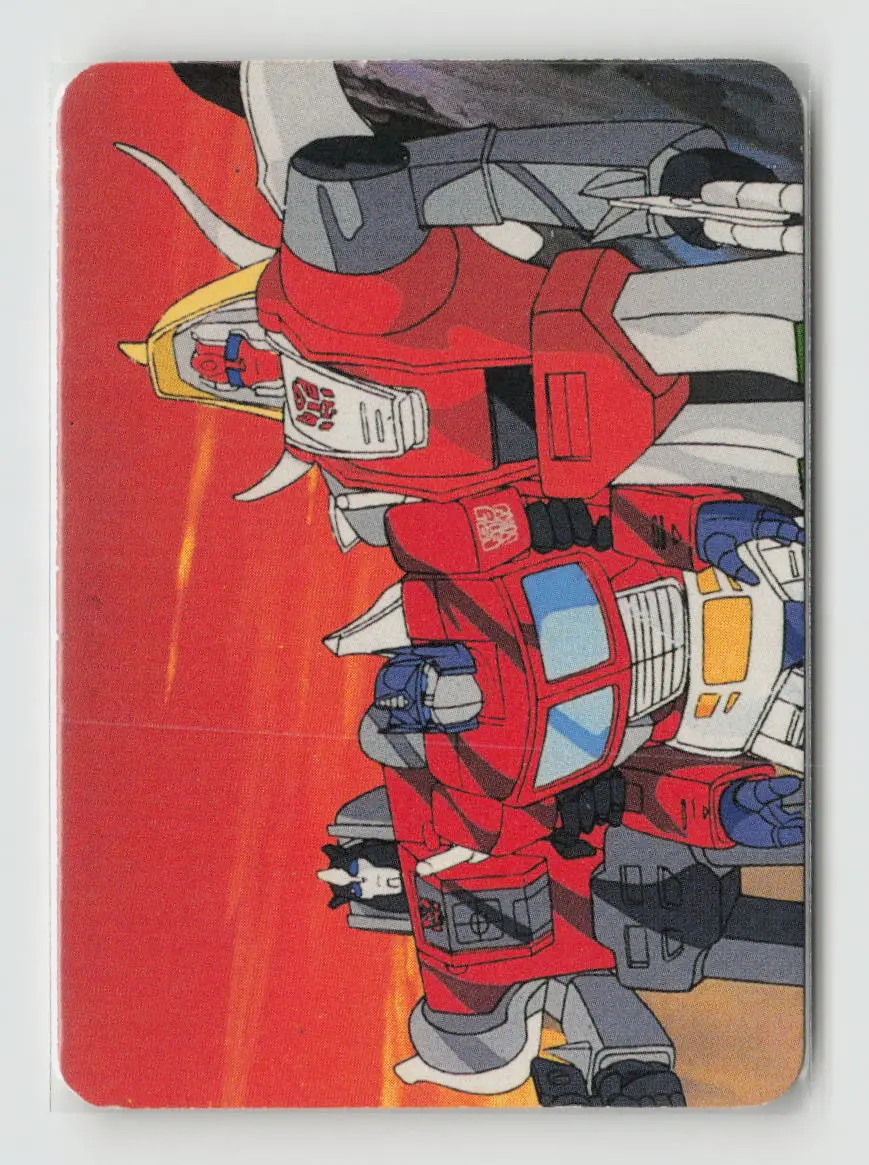 1985 Transformers Action Cards - Indestructible Dinobots #156 1