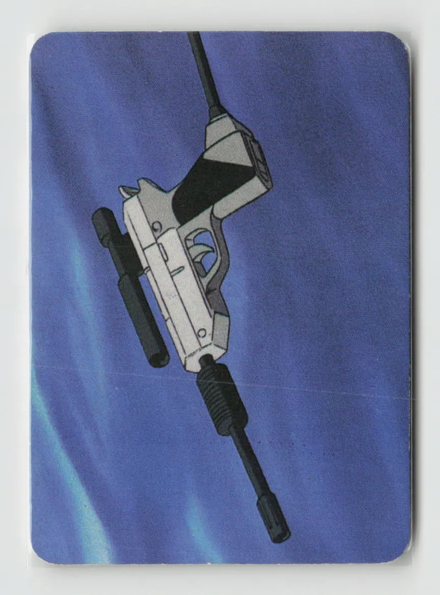 1985 Transformers Action Cards - Dreaded Walther P-38 #141 1