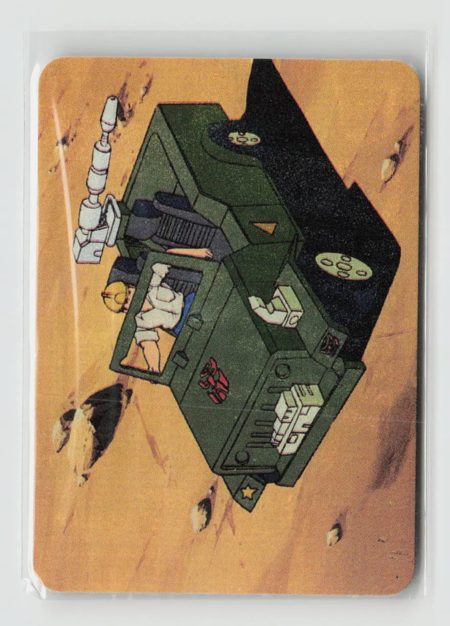 1985 Transformers Action Cards - Hound Rolls Into Battle #138 1