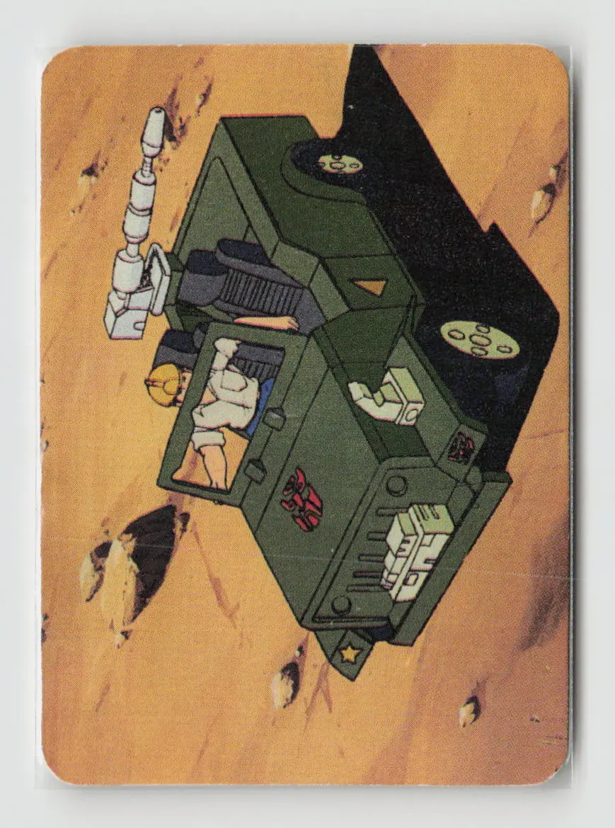 1985 Transformers Action Cards - Hound Rolls Into Battle #138 1