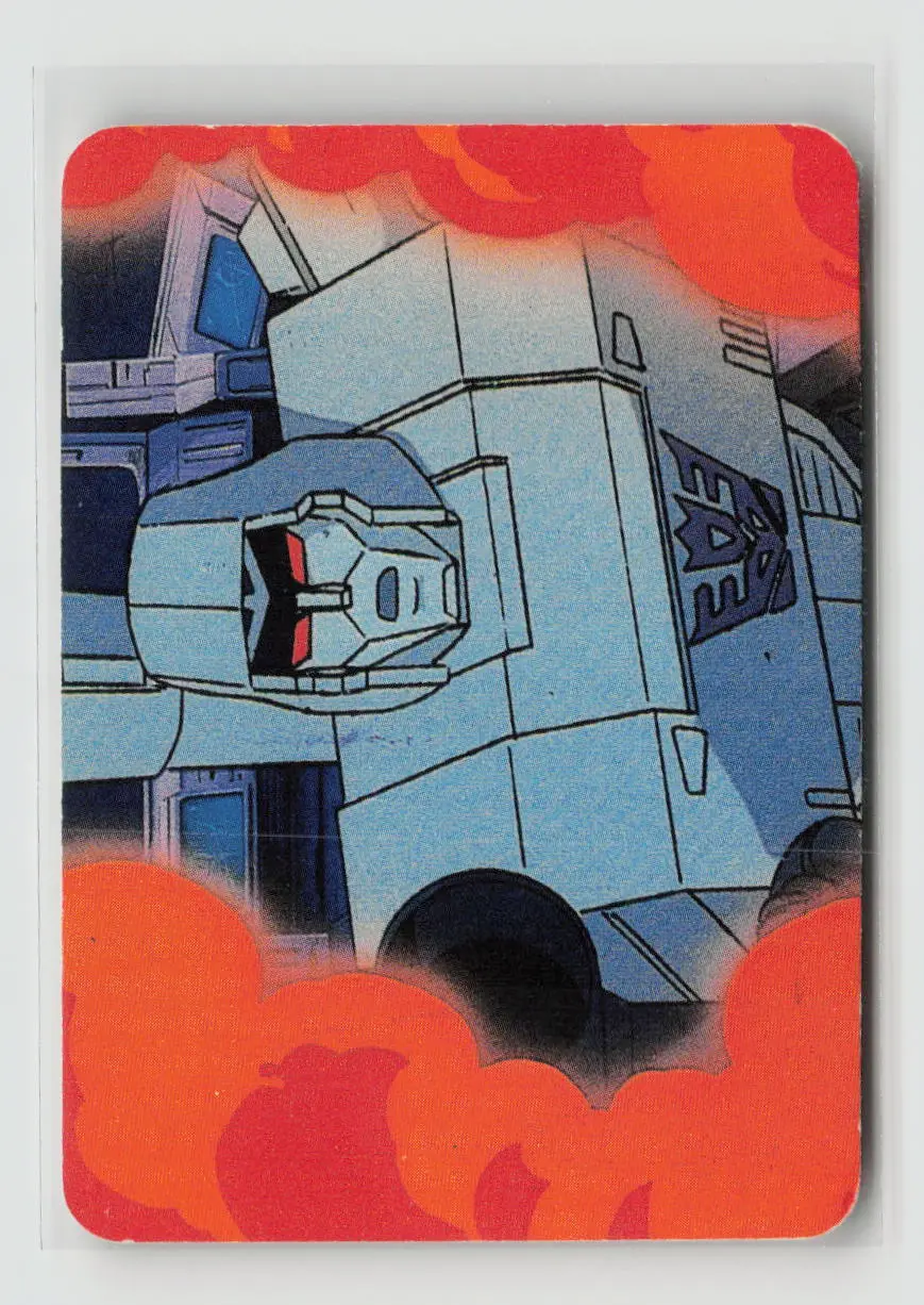 1985 Transformers Action Cards - A Decepticon Fireball #135 1