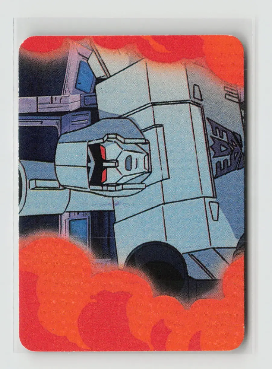 1985 Transformers Action Cards - A Decepticon Fireball #135 1