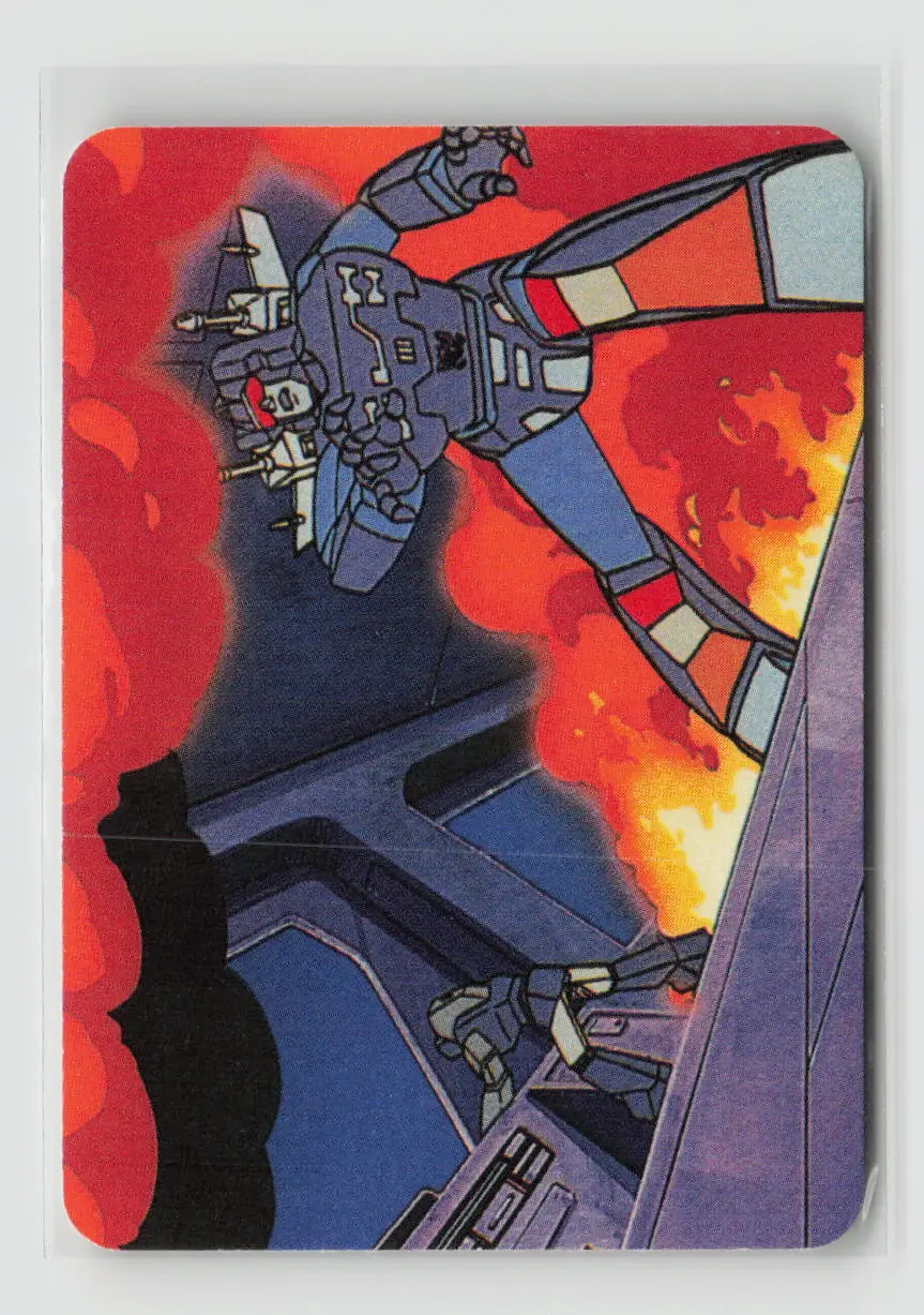 1985 Transformers Action Cards - A Decepticon Disaster #134 1