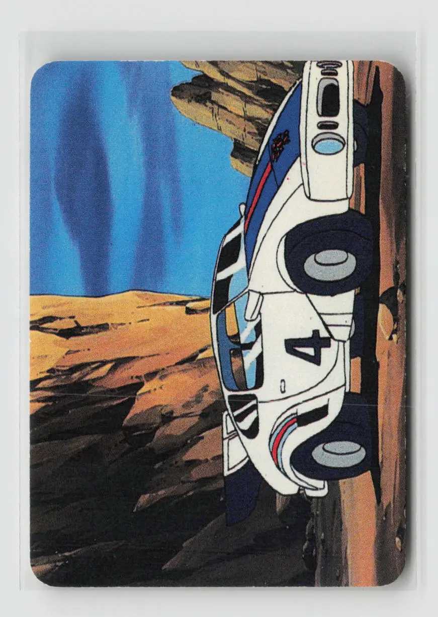 1985 Transformers Action Cards - Jazz Rolls Into Battle #129 1