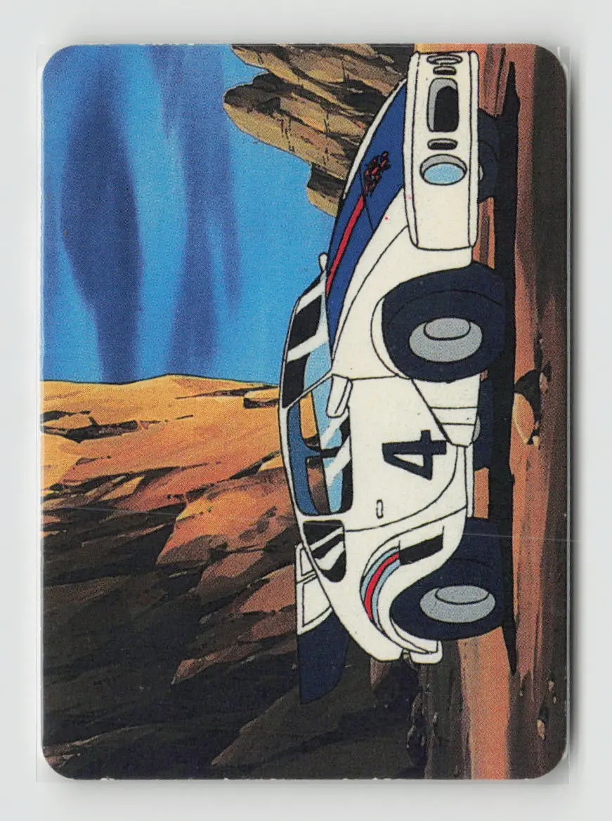 1985 Transformers Action Cards - Jazz Rolls Into Battle #129 1
