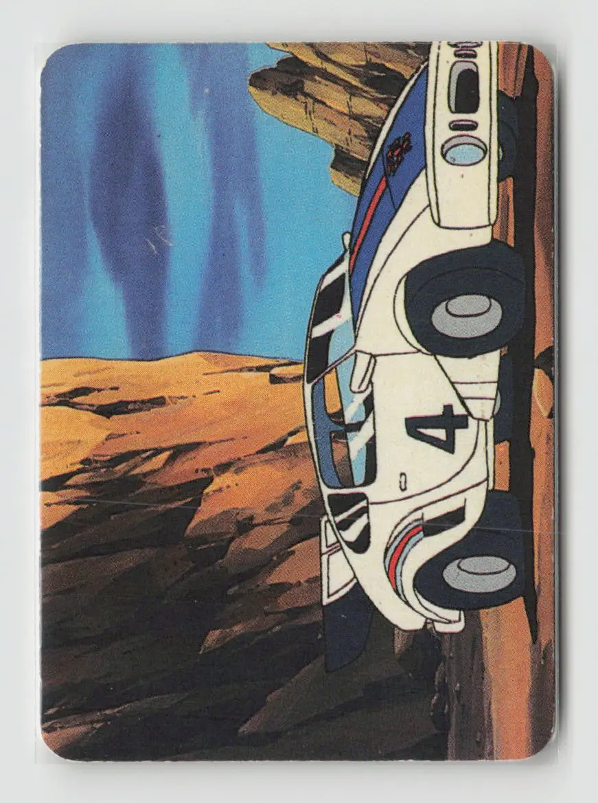 1985 Transformers Action Cards - Jazz Rolls Into Battle #129 1