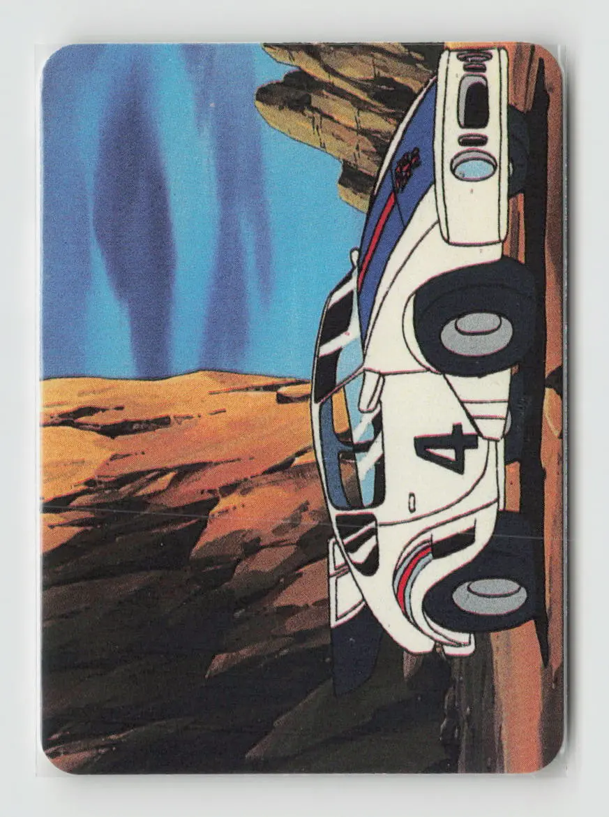 1985 Transformers Action Cards - Jazz Rolls Into Battle #129 1