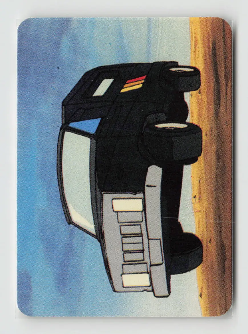 1985 Transformers Action Cards - Trailbreaker Rolls Into Battle #128 1